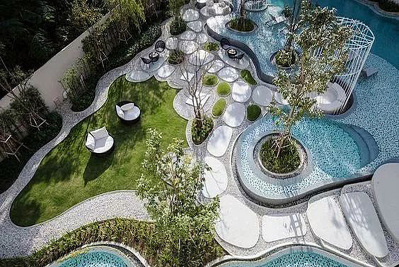 湖邊庭院設(shè)計景觀